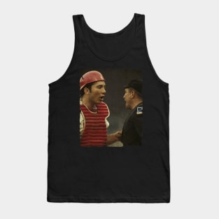 Johnny Bench in Cincinnati Reds Tank Top